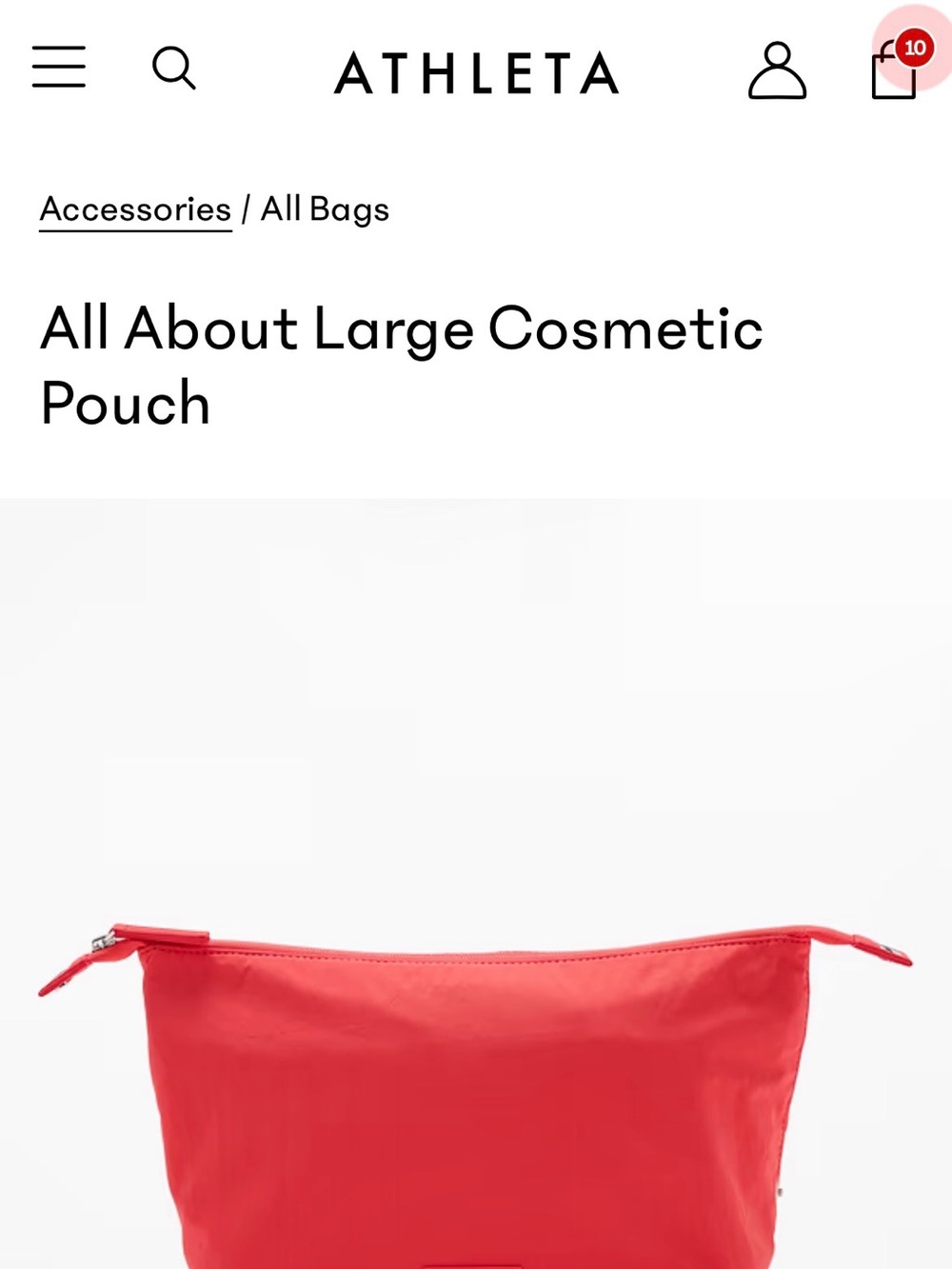 Accessories — Large Cosmetic Pouch